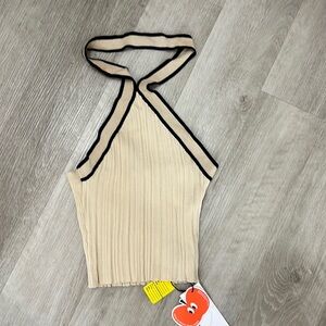 Cider Crop Halter Crop Top